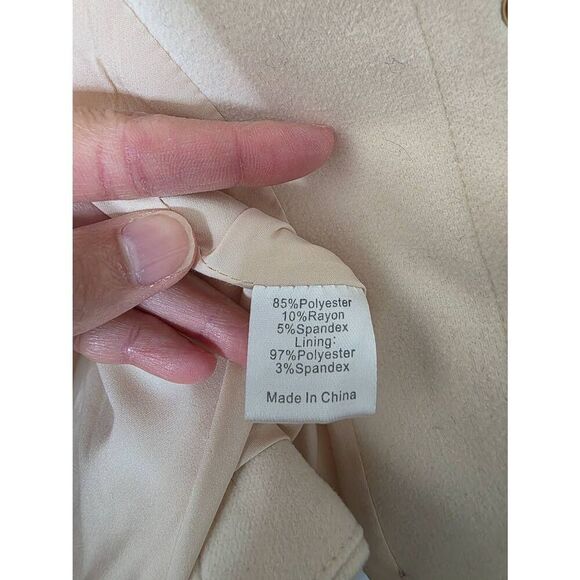 Tuckernuck Shirt Jacket, Cream L - Picture 7 of 11